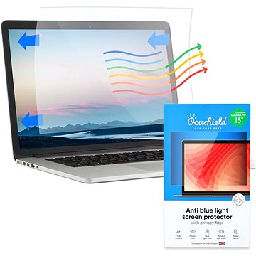 Ocushield privátní fólie s blue-light fitrem pro MacBook Pro 15