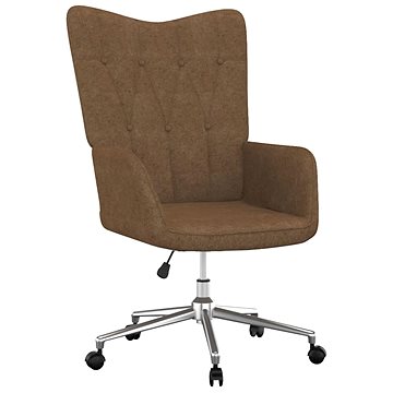 Relaxační židle taupe textil, 327642
