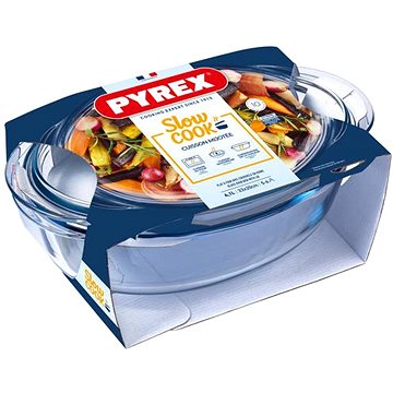E-shop Pyrex Ovale Auflaufform mit Deckel 4,1 l, Glas