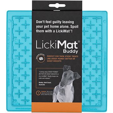 LickiMat Buddy, lízacia podložka modrá