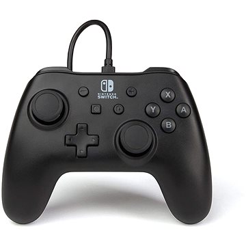 E-shop PowerA Wired Controller - Matte Black - Nintendo Switch