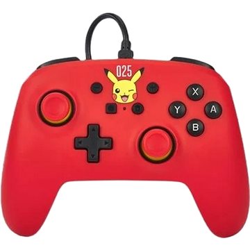 E-shop PowerA Wired Controller - Nintendo Switch - Laughing Pikachu