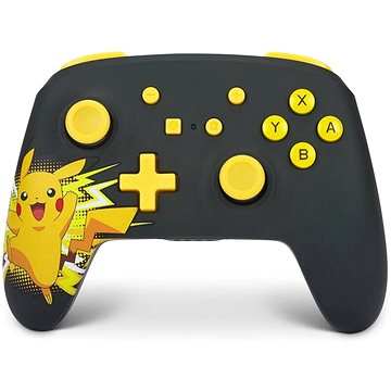 E-shop PowerA Wireless Controller - Nintendo Switch - Pikachu Ecstatic