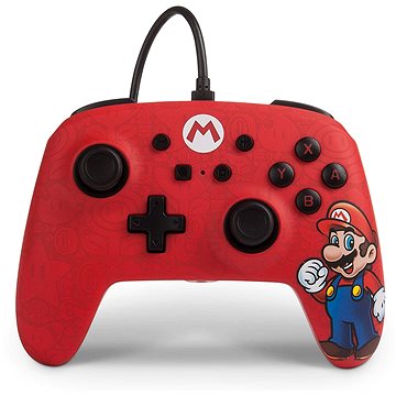 PowerA Enhanced Wired Controller - Iconic Mario - Nintendo Switch