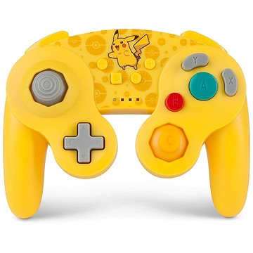 PowerA GameCube Style Wireless Controller - Pokémon Pikachu - Nintendo Switch
