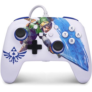 PowerA Enhanced Wired Controller for Nintendo Switch - Master Sword Attack