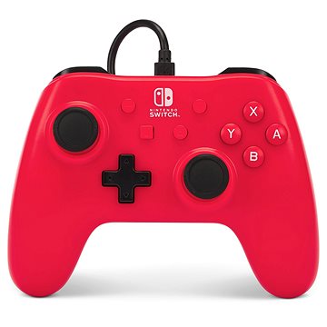 PowerA Wired Controller – Raspberry Red - Nintendo Switch
