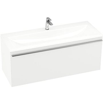 RAVAK Koupelnová skříňka pod umyvadlo SD 800 Clear bílá/bílá