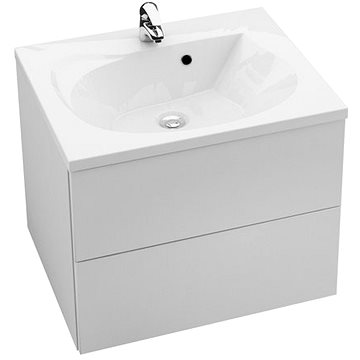 RAVAK Koupelnová skříňka pod umyvadlo SD 600 Rosa II bílá/bílá