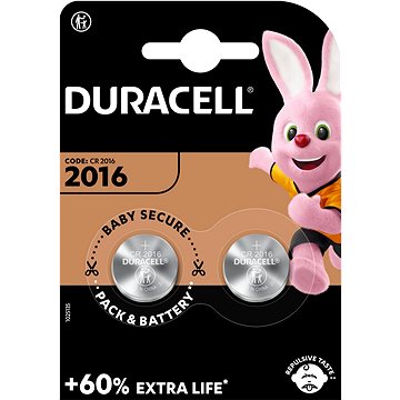 E-shop Duracell CR2016 Knopfzellen - 2 Stück