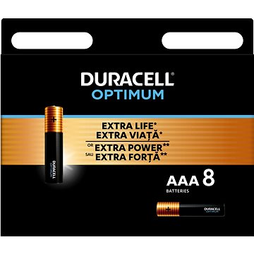 E-shop DURACELL Optimum Alkalische AAA Batterien - 8 Stück