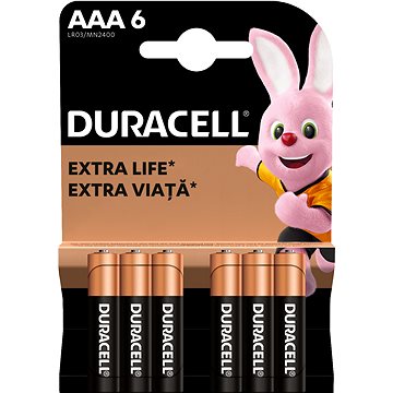 E-shop Duracell Basic Alkaline Batterie AAA - 6 Stück