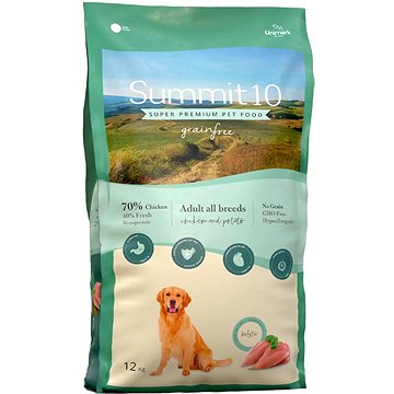 Summit 10 granule Grain Free Adult Dog Kurča so zemiakmi 12 kg