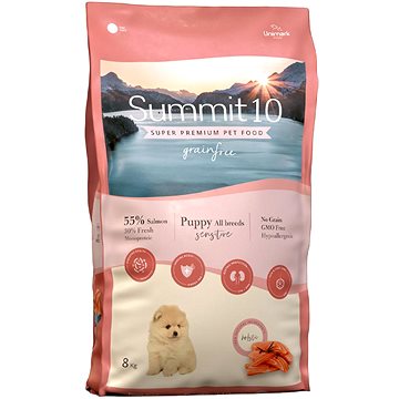 Summit 10 granule Grain Free Puppy Sensitive Losos so zemiakmi 8 kg