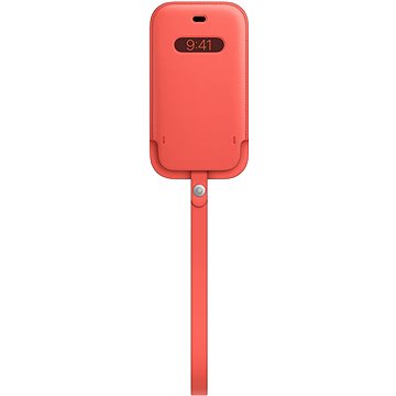 E-shop Apple iPhone 12 Mini Lederhülle mit MagSafe Citrus Pink