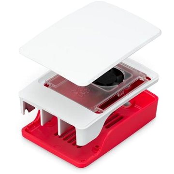 E-shop Raspberry Pi 5 Case Original Himbeere/Weiß