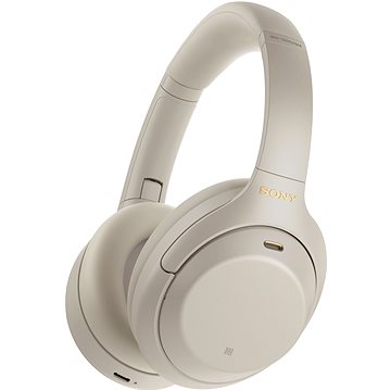 Sony Hi-Res WH-1000XM4, stříbrno-šedá, model 2020