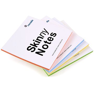 E-shop ROCADA SkinnyNotes, elektrostatisch, 12,5 x 12,5 cm, 400 Noten, 4 Farben