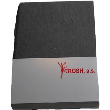 Rosh Jersey prostěradlo EXCLUSIVE 90 × 200cm - Tmavě šedé
