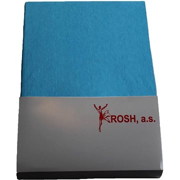 Rosh Jersey prostěradlo EXCLUSIVE 180 × 200cm - Tyrkysová