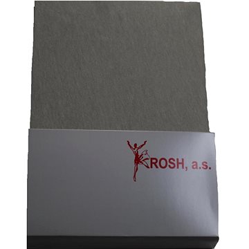 Rosh Jersey prostěradlo EXCLUSIVE 180 × 200cm - Světle šedá