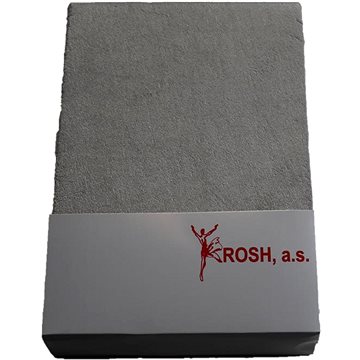 Rosh Froté prostěradlo EXCLUSIVE 180 × 200cm -Světle šedá