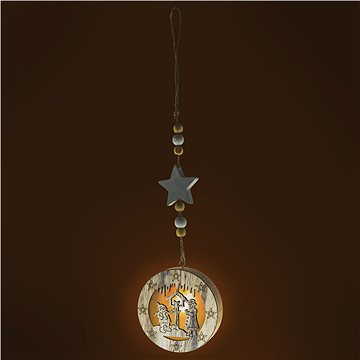 E-shop RETLUX RXL 335 Weihnachtsanhänger mit Vogelfutterhäuschen-Ornament 1 LED - warmweiß