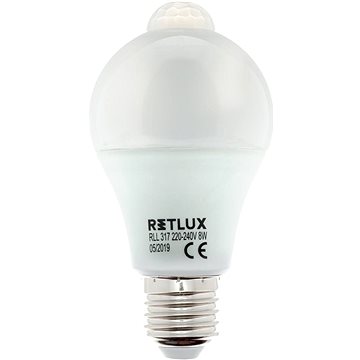 E-shop RETLUX RLL 317 A60 E27 PIR-Glühbirne 8W WW
