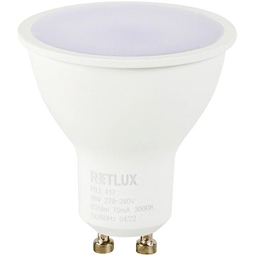 E-shop RETLUX RLL 417 GU10 Bulb 9 Watt - warmweiß