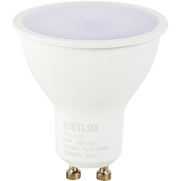 E-shop RETLUX RLL 418 GU10 Bulb 9 Watt - kaltweiß
