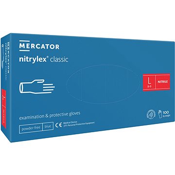 MERCATOR MEDICAL Nitrylex Classic modré 100 ks