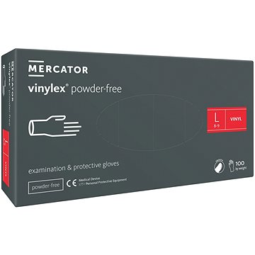 MERCATOR MEDICATOR Vinylex Powder Free bílé, 100 ks