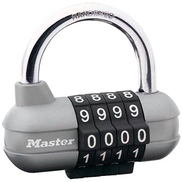 Master Lock Kombinationsvorhängeschloss horizontal 1520EURD Master Lock grau