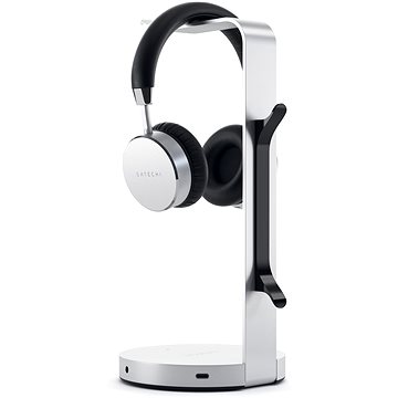 E-shop Satechi Aluminum Headphone Stand Hub - Silver