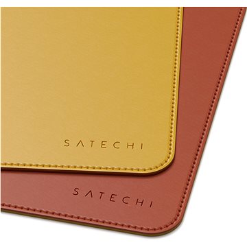 E-shop Satechi Dual Sided Eco-leather Deskmate - Yellow/Orange