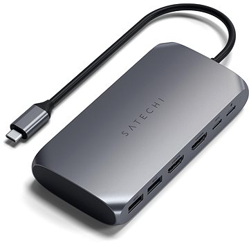 E-shop Satechi Aluminium USB-C Multimedia Adapter M1 - Grey