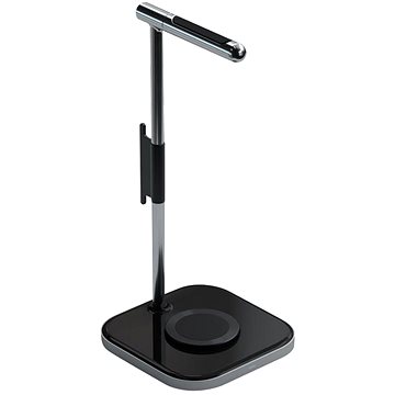 E-shop Satechi 2-IN-1 Headphone Stand w Wireless Charger USB-C - Space Grey