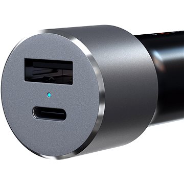E-shop Satechi 72W Type-C PD Car Charger - Space Grey