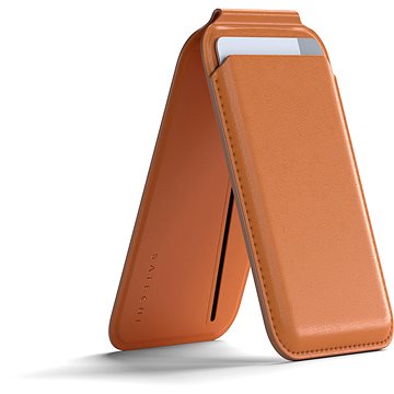 E-shop Satechi Vegan-Leather Magnetic Wallet Stand Orange
