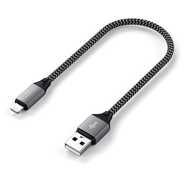 E-shop Satechi USB-A to Lightning Braided Cable 25cm - Grey