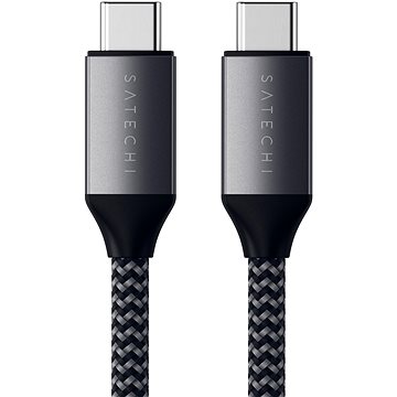 E-shop Satechi USB-C to USB-C 100W Braided Charging 2m Cable - Grey
