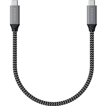 E-shop Satechi USB4 C-To-C Braided Cable 40 Gbps 25cm - Grey