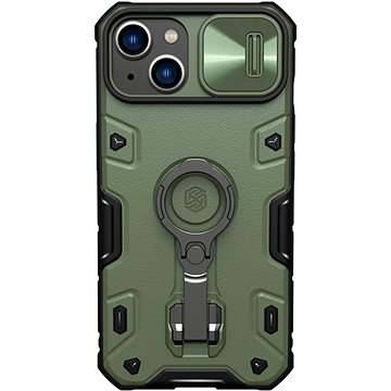 E-shop Nillkin CamShield Armor PRO Back-Cover für Apple iPhone 13/14 Dark Green