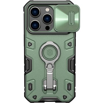 E-shop Nillkin CamShield Armor PRO Back Cover für Apple iPhone 14 Pro Dark Green