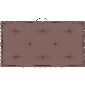 Poduška na nábytek z palet taupe 73×40×7 cm bavlna 324686