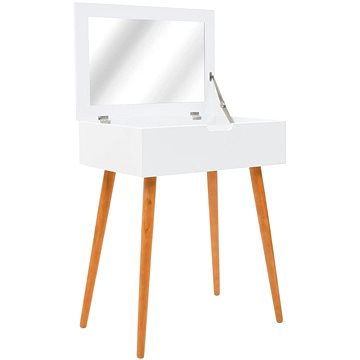 Toaletní stolek se zrcadlem MDF 60 × 40 × 75 cm