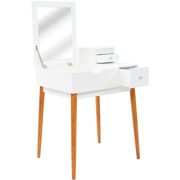 Toaletní stolek se zrcadlem MDF 60 × 50 × 86 cm