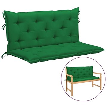 Poduška pro závěsné houpací křeslo zelená 120 cm textil