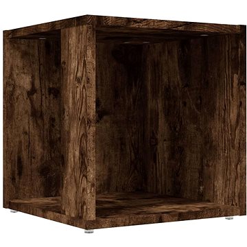 Odkládací stolek kouřový dub 33 × 33 × 34,5 cm kompozitní dřevo
