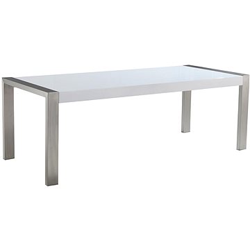 Luxusní bílý nerezový stůl 220 x 90 cm ARCTIC I, 58851